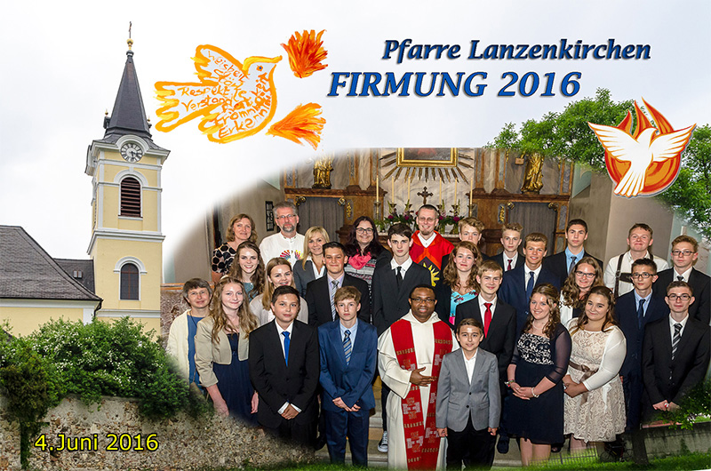 Firmung Lanzenkirchen 2016 - Collage